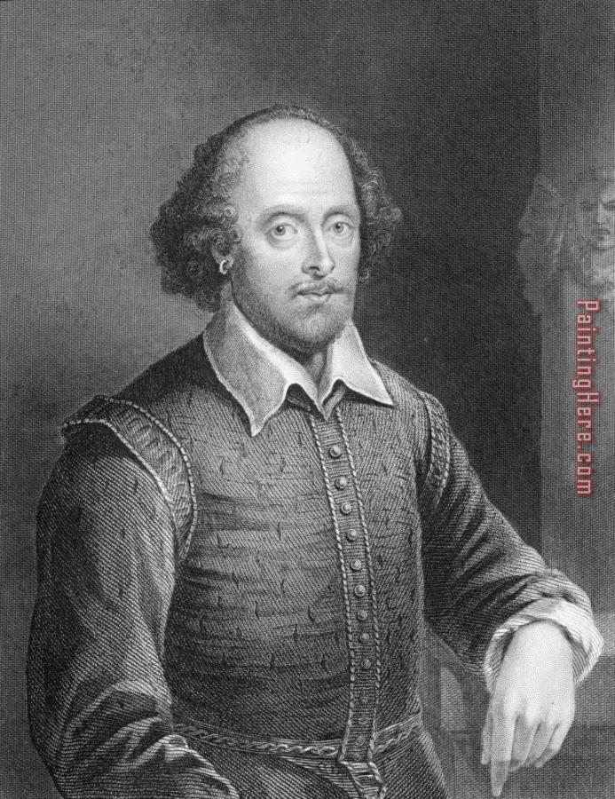 English School Portrait Of William Shakespeare
